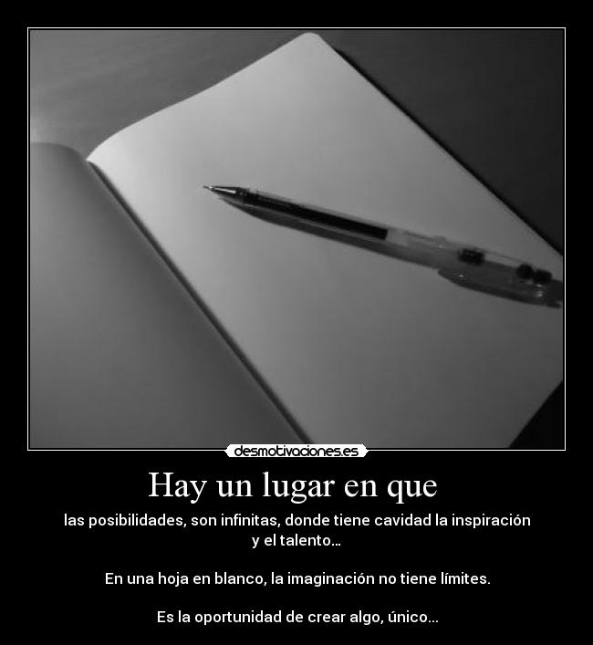 Hay un lugar en que  - 