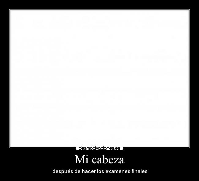 Mi cabeza - 