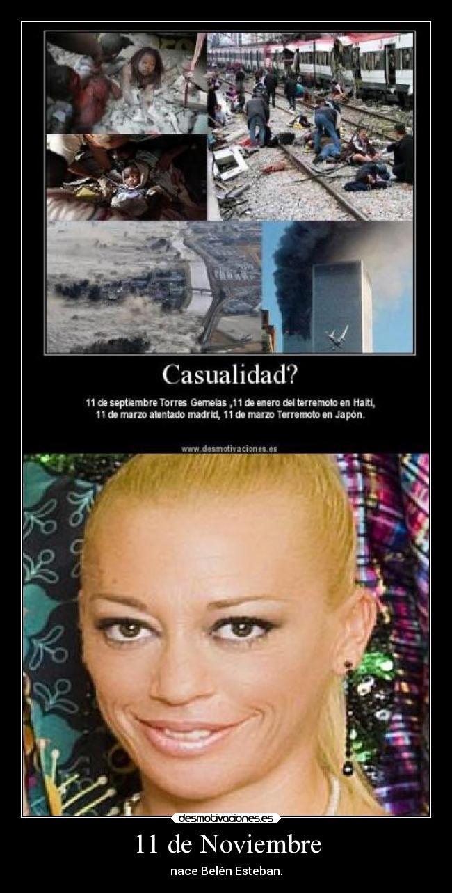 carteles belen esteban noviembre desmotivaciones