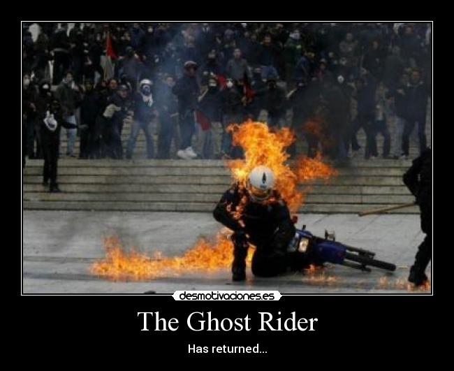 The Ghost Rider - Has returned...