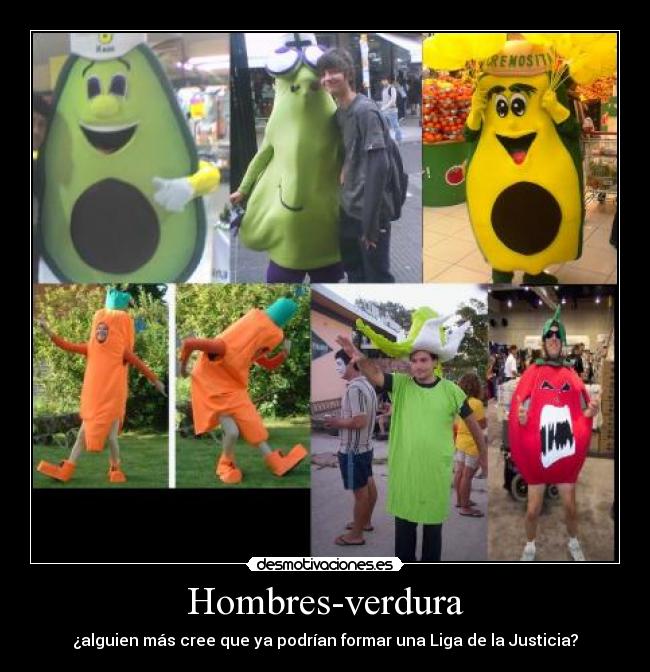 Hombres-verdura - ¿alguien más cree que ya podrían formar una Liga de la Justicia?