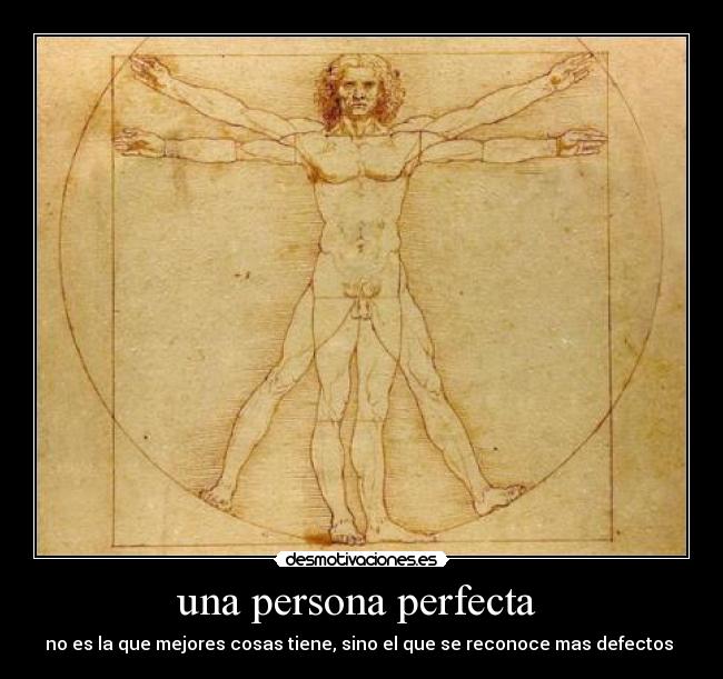una persona perfecta -