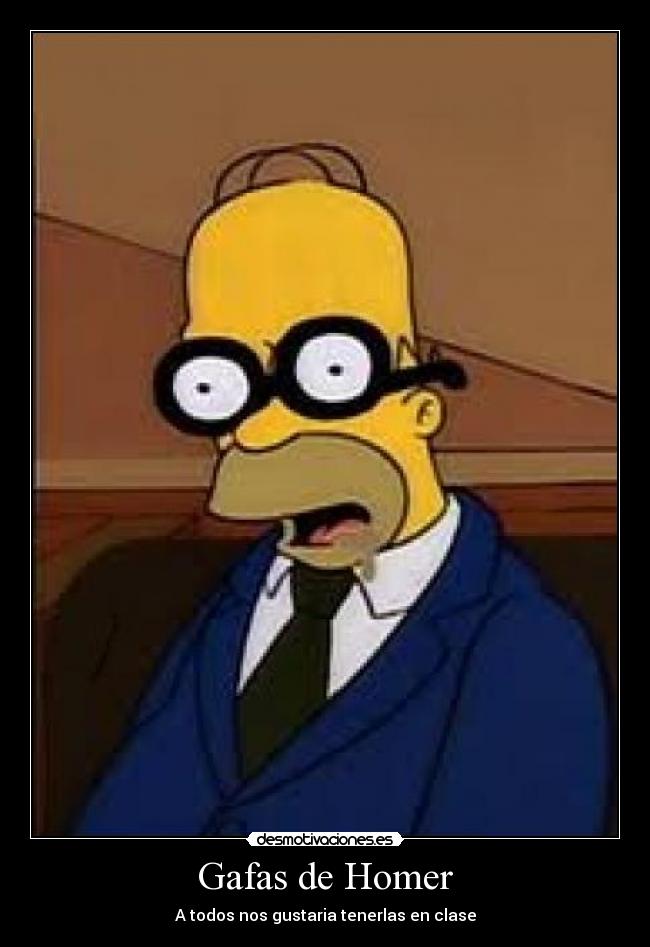 Gafas de Homer -