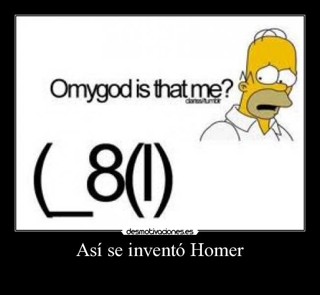 Así se inventó Homer -