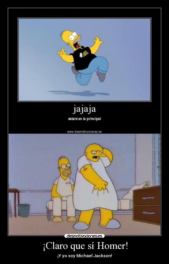 ¡Claro que sí Homer! -