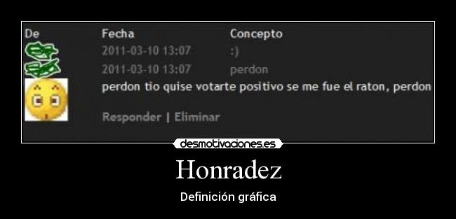 Honradez -