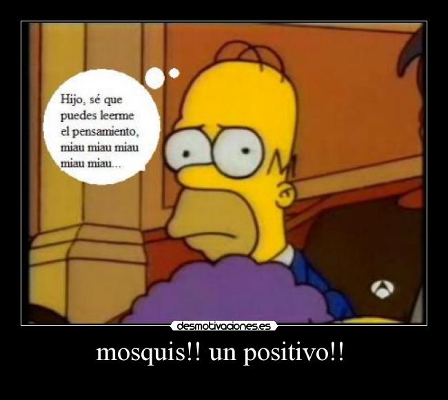 mosquis!! un positivo!! -
