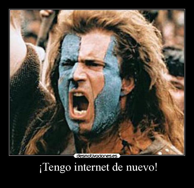 ¡Tengo internet de nuevo! - 