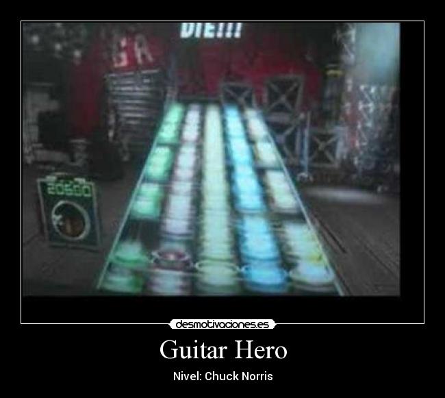 Guitar Hero - Nivel: Chuck Norris