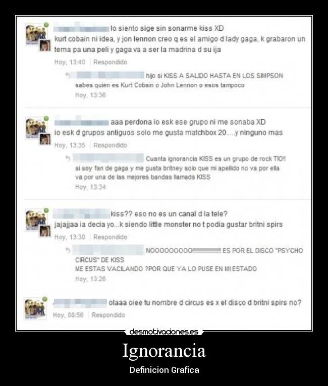 Ignorancia - Definicion Grafica