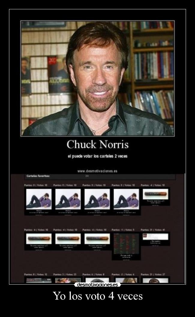 Yo los voto 4 veces -