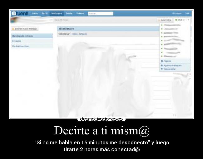 carteles decirte mismo conectado desmotivaciones