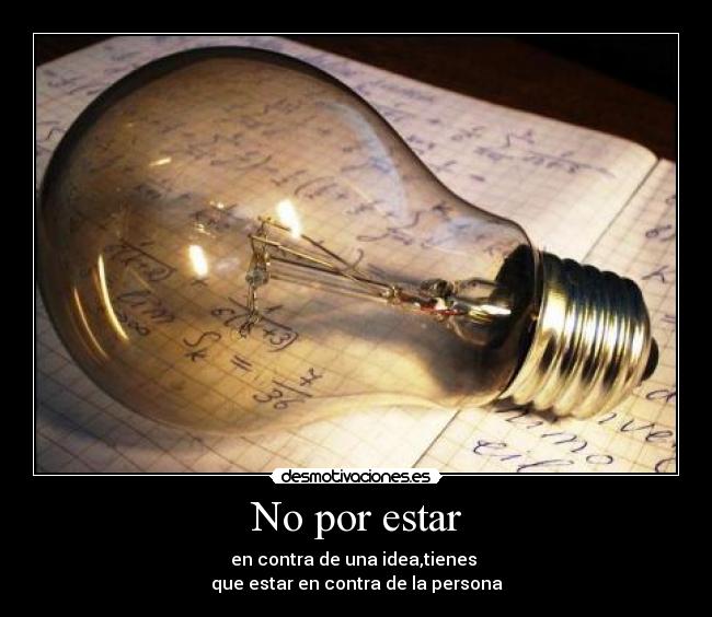 No por estar -