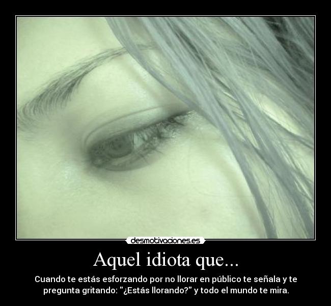 Aquel idiota que... - 