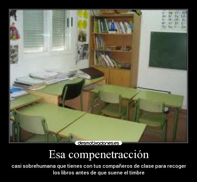 Esa compenetracción - 