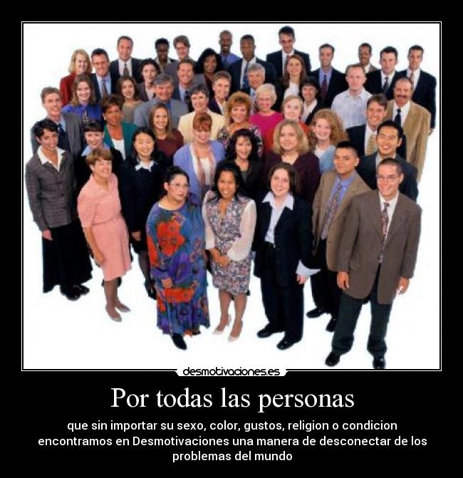 Por todas las personas -