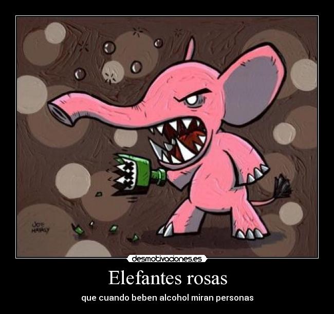Elefantes rosas - 