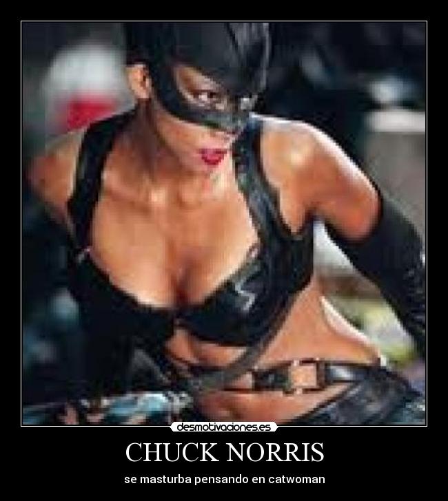 CHUCK NORRIS - se masturba pensando en catwoman