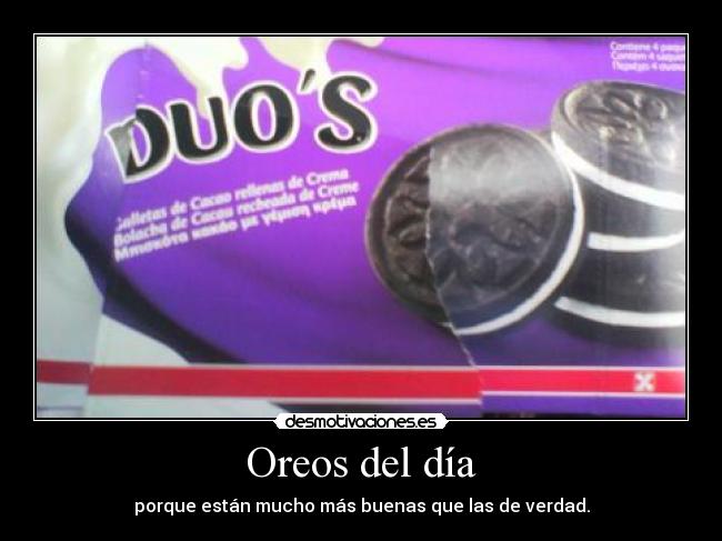 Oreos del día - 