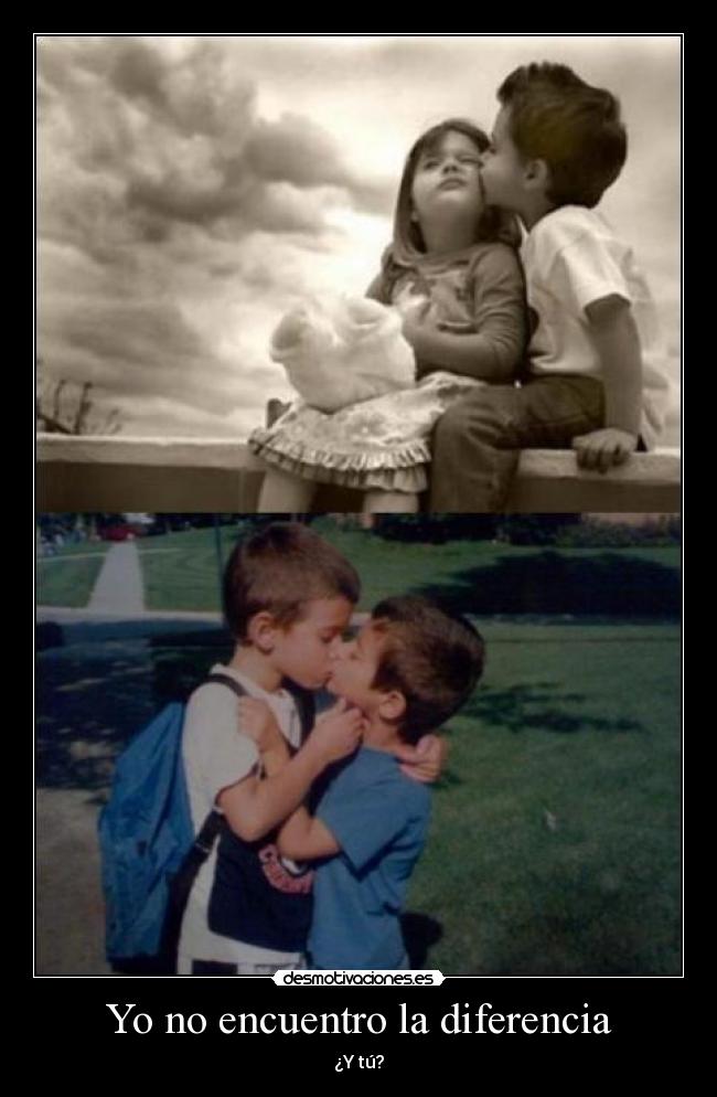 Yo no encuentro la diferencia - ¿Y tú?
