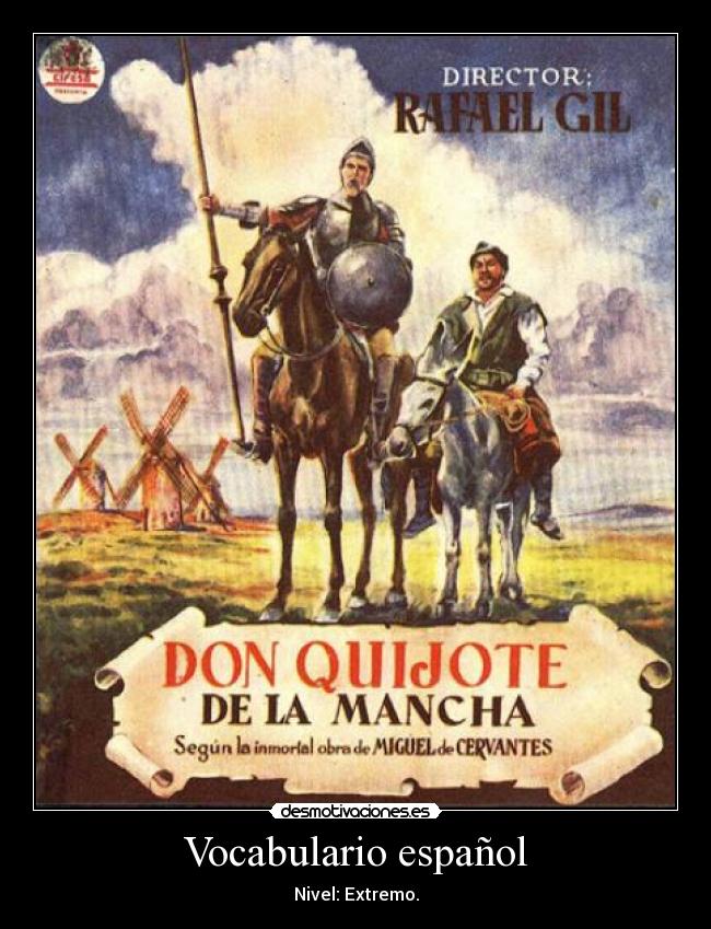 Vocabulario español -