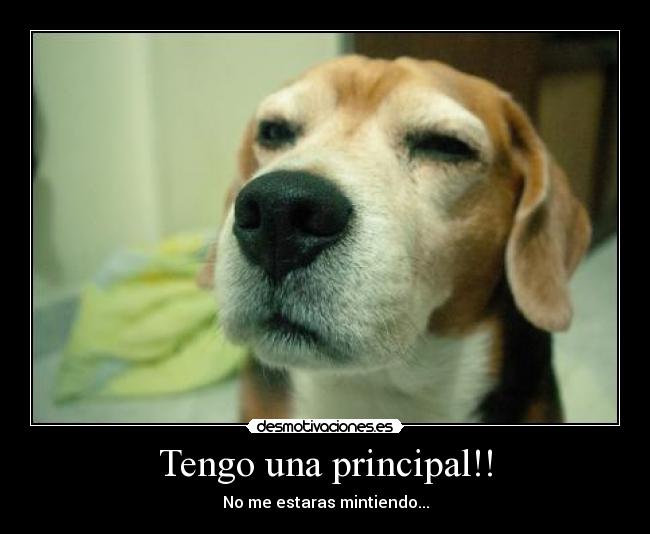 Tengo una principal!! -