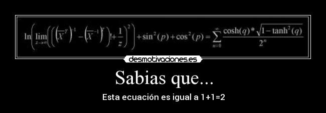 Sabias que... -