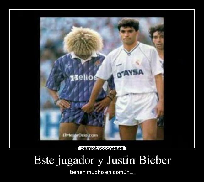 Este jugador y Justin Bieber -