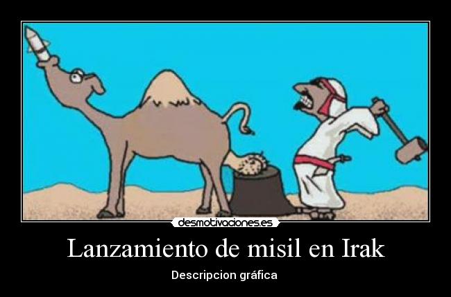 Lanzamiento de misil en Irak -
