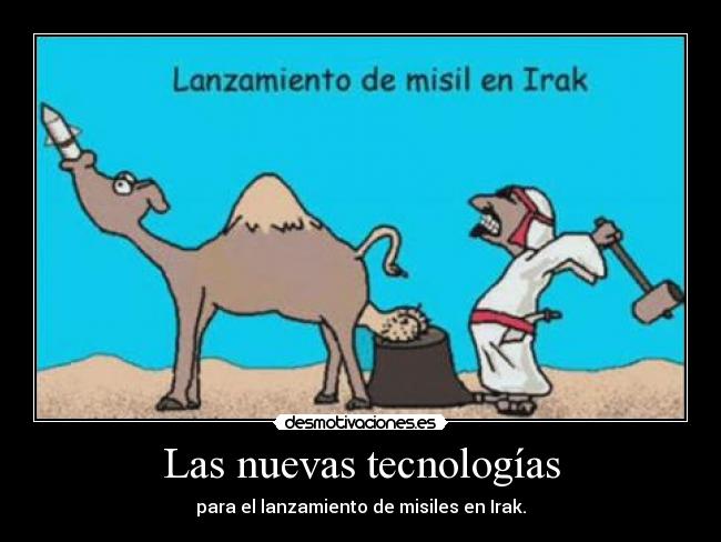 Las nuevas tecnologías - para el lanzamiento de misiles en Irak.