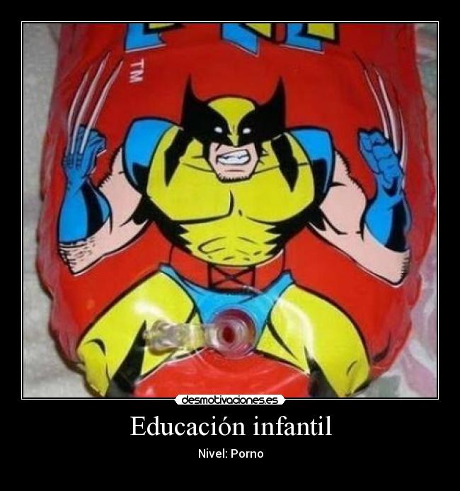 Educación infantil - Nivel: Porno
