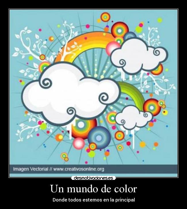 Un mundo de color -