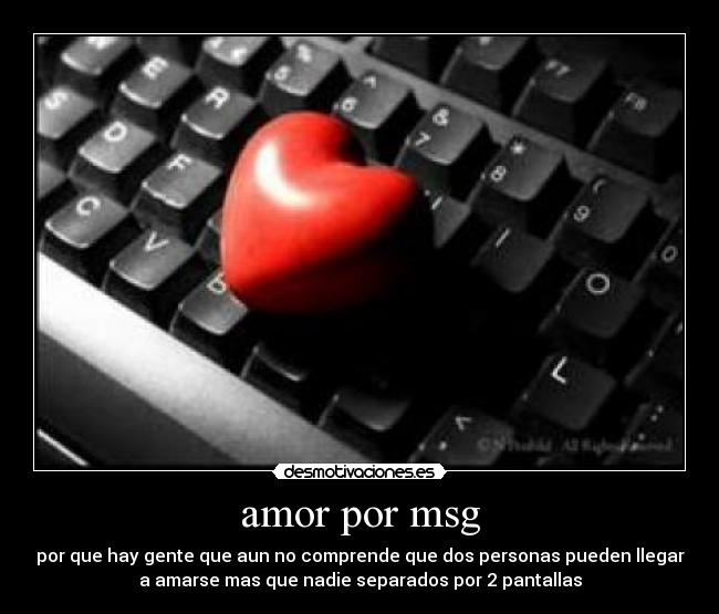 amor por msg - 