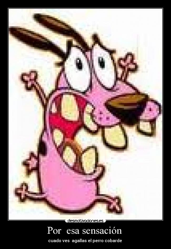 Por esa sensación -