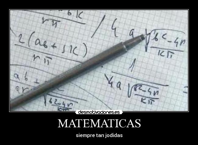 MATEMATICAS -