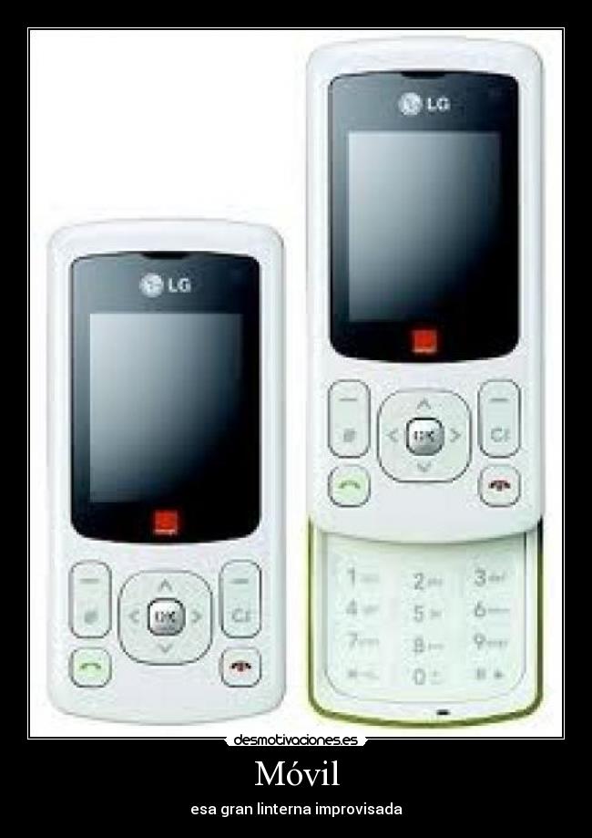 Móvil - esa gran linterna improvisada