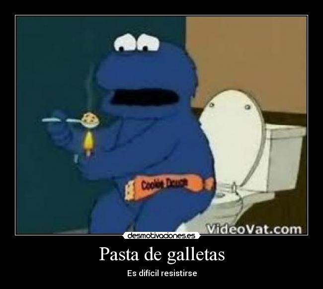 Pasta de galletas - Es difícil resistirse