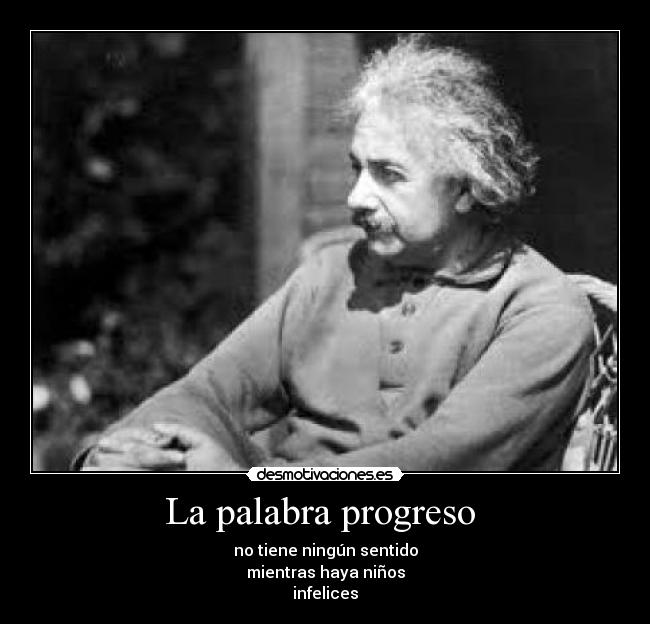 La palabra progreso -