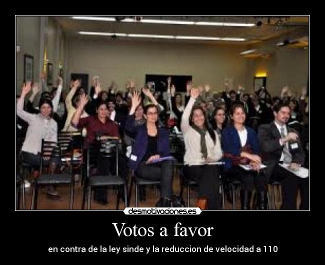 Votos a favor -