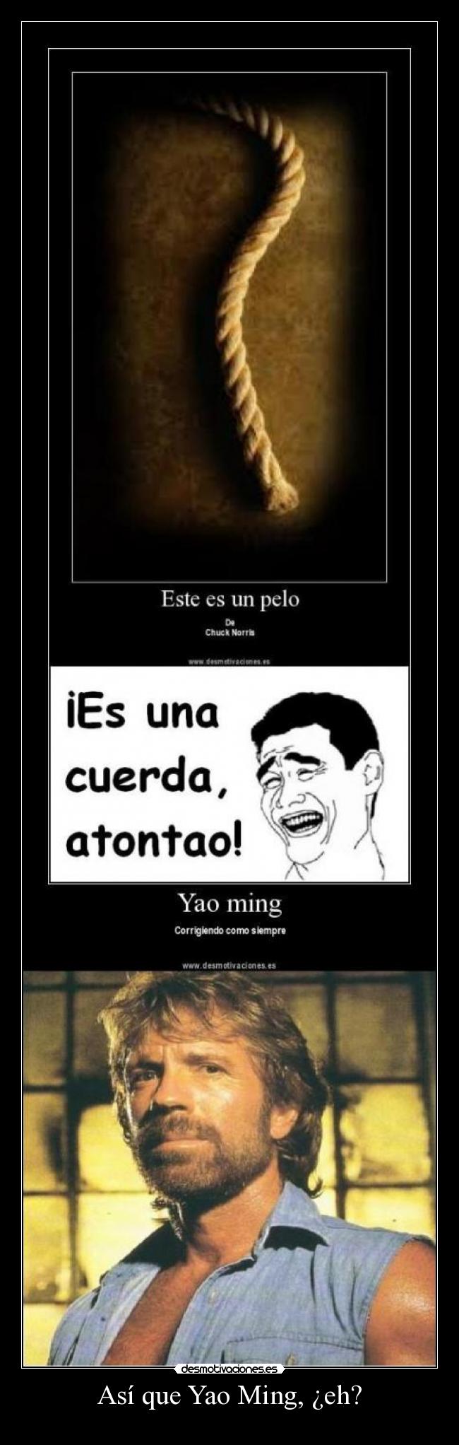 carteles yao ming desmotivaciones