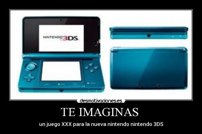 TE IMAGINAS - un juego XXX para la nueva nintendo nintendo 3DS