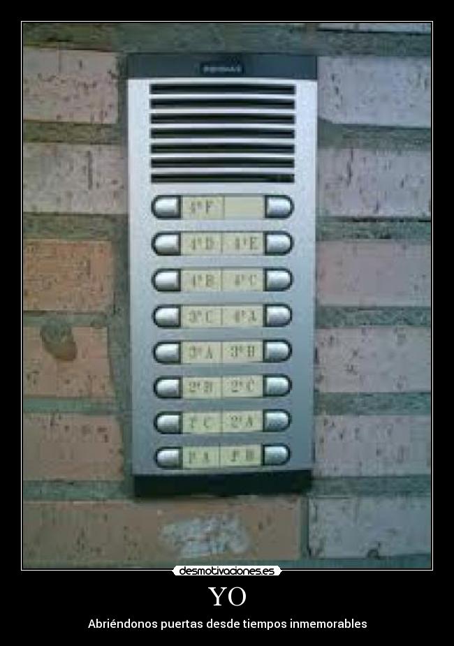 YO - Abriéndonos puertas desde tiempos inmemorables