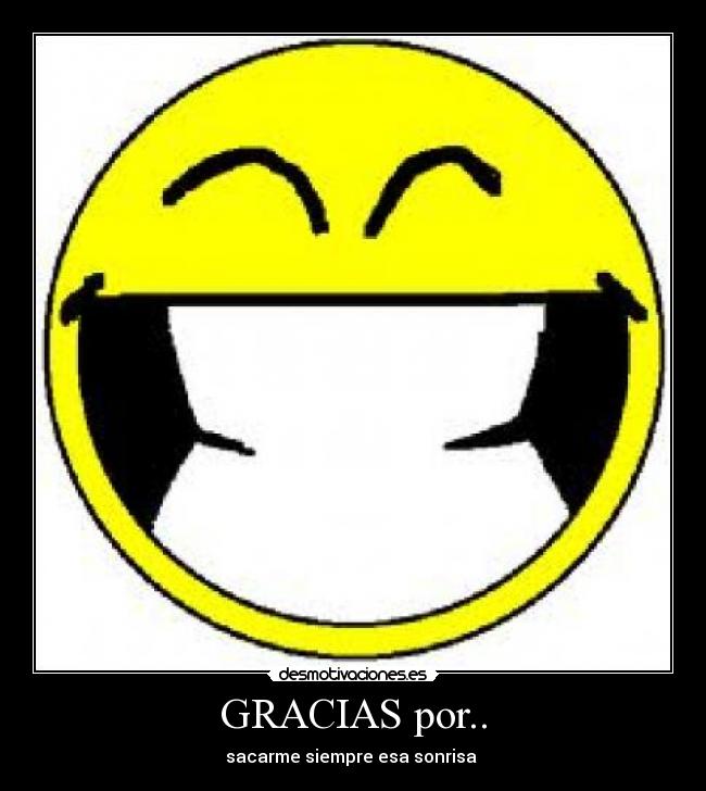 GRACIAS por.. -