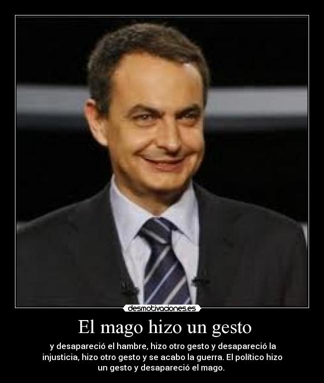 El mago hizo un gesto -