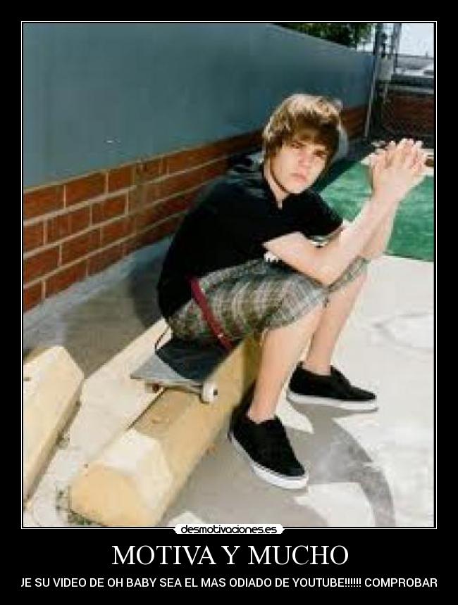 MOTIVA Y MUCHO - QUE SU VIDEO DE OH BABY SEA EL MAS ODIADO DE YOUTUBE!!!!!! COMPROBARLO