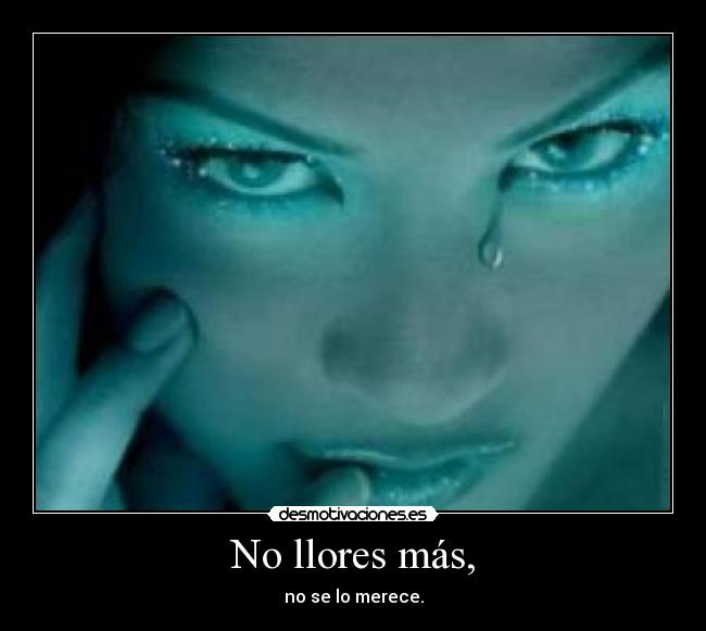 No llores más, - 