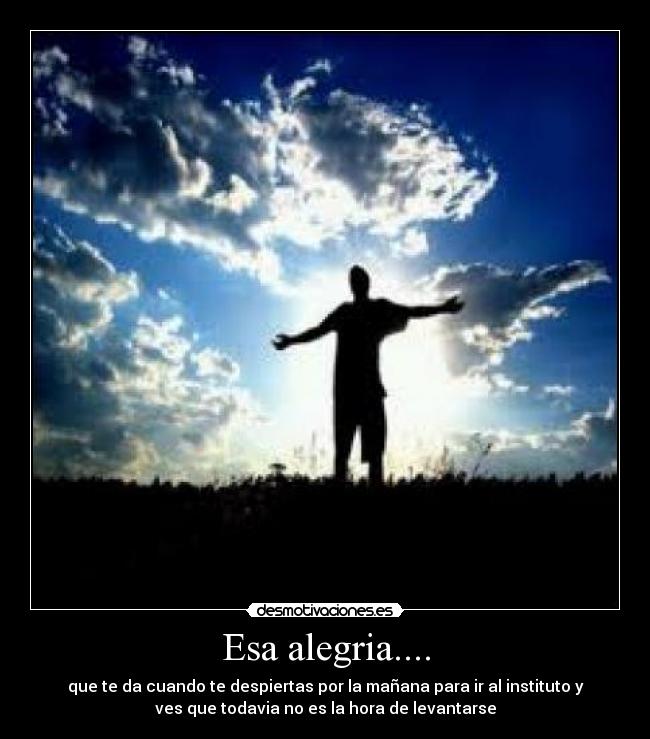 Esa alegria.... - 