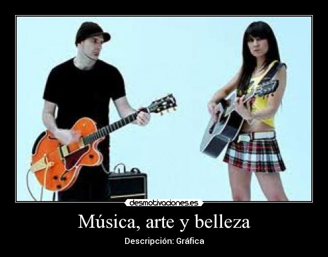 Música, arte y belleza -