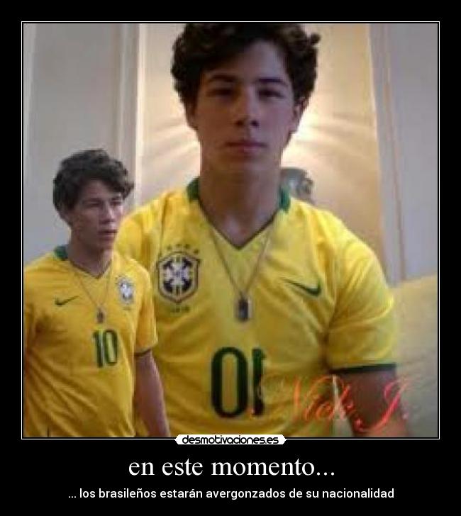 en este momento... -