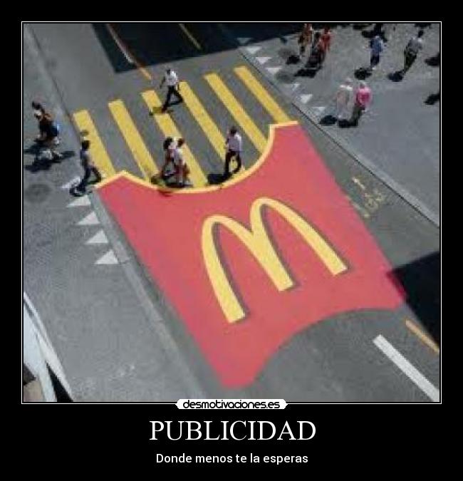 PUBLICIDAD - Donde menos te la esperas